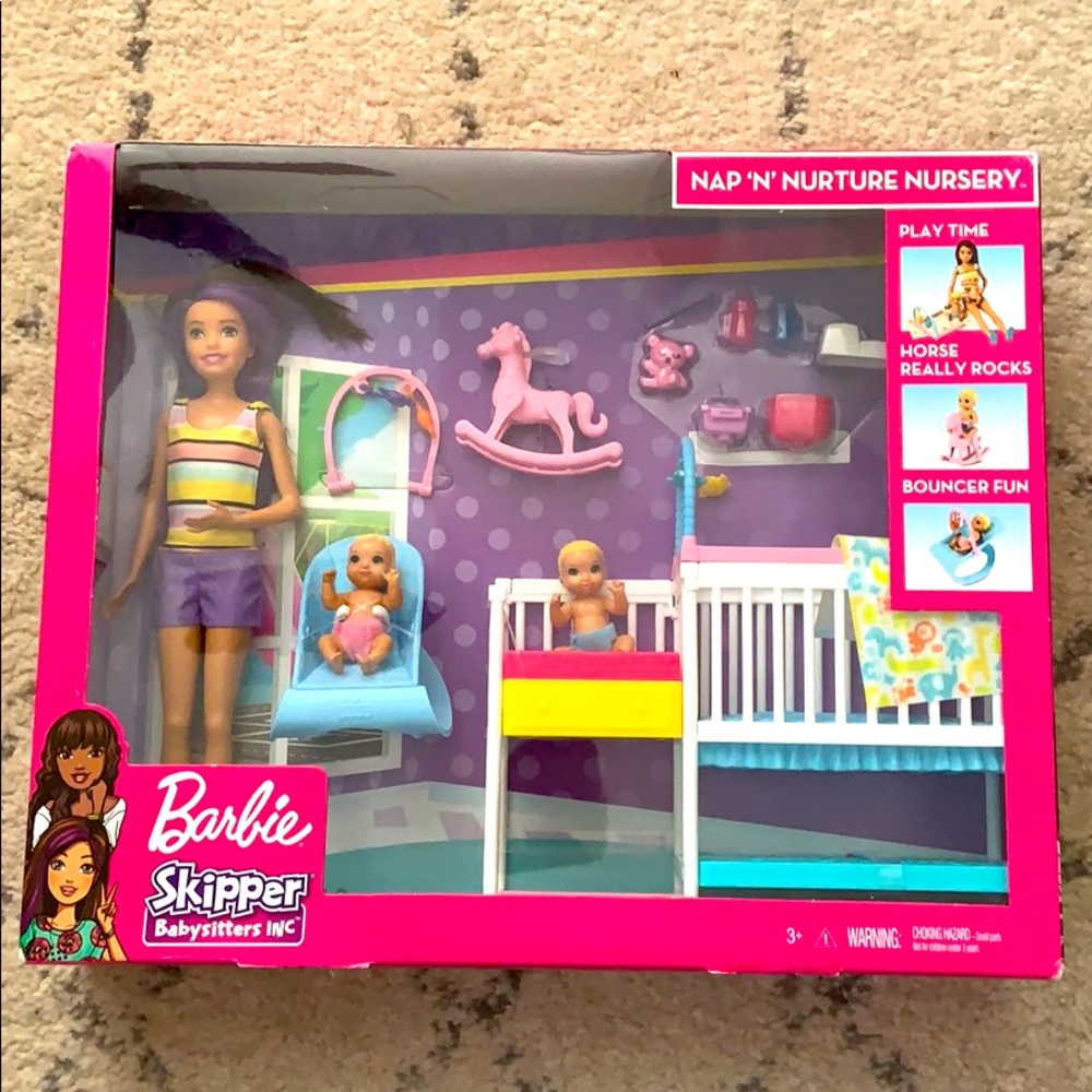 Barbie Skipper Babysitters Inc. NIB Nap Nursery